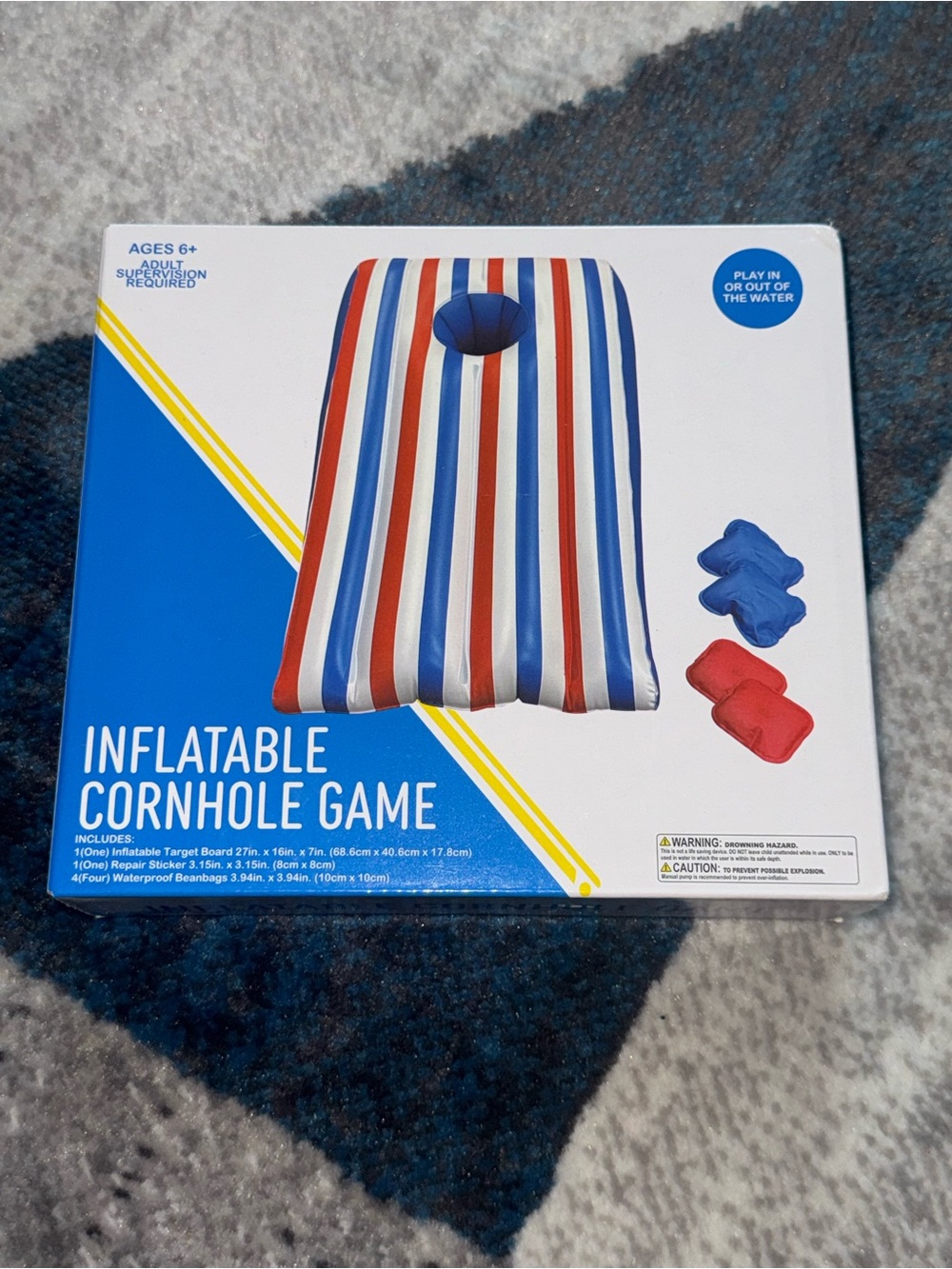 NIB Inflatable Cornhole Game